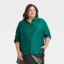 Women's Long Sleeve Button-Down Shirt - A New Day™ -Cheap Clad Fine Store GUEST a3fa726f c502 430d bc2f 7894b297681a