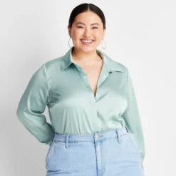 Women's Long Sleeve Button-Front Shirt - A New Day™ 16 Women's Long Sleeve Button-Front Shirt - A New Day™ -Cheap Clad Fine Store GUEST a7e6341b 3f08 4711 8a35 8995b9758b02