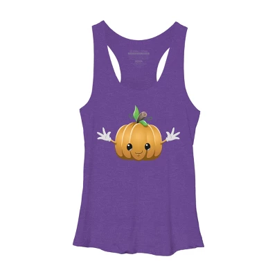 Women's Design By Humans Halloween Pumpkin Monster 6 By LironPeer Racerback Tank Top 7 Women's Design By Humans Halloween Pumpkin Monster 6 By LironPeer Racerback Tank Top - Image 5
