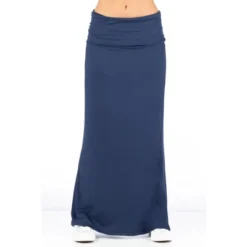 24seven Comfort Apparel Womens Comfortable Foldover Maxi Skirt -Cheap Clad Fine Store GUEST b2ee9baa ea62 4818 b3f7 821f0dcd1ef9