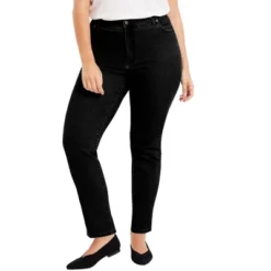 June + Vie By Roaman's Women’s Plus Size Curvie Fit Straight-Leg Jeans -Cheap Clad Fine Store GUEST b587958f 9f82 40a8 8ad0 9df51de8d9f9