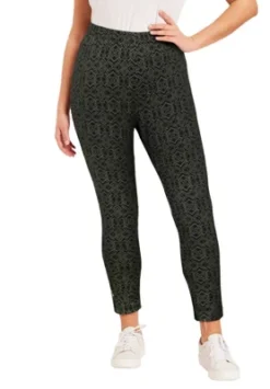 June + Vie By Roaman's Women’s Plus Size Essential Cropped Legging 15 June + Vie By Roaman's Women’s Plus Size Essential Cropped Legging -Cheap Clad Fine Store GUEST b861c4a6 3fb1 4629 b4d5 235f10936c82