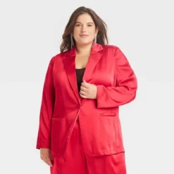 Women's Satin Blazer - A New Day™ -Cheap Clad Fine Store GUEST b953606a eb6c 4814 bf77 b7e556150a76
