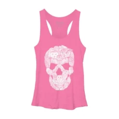 Women's Design By Humans Sketchy Owl Skull By Dinny Racerback Tank Top -Cheap Clad Fine Store GUEST b9e9526e c575 46c0 93f3 2fe5124b882b