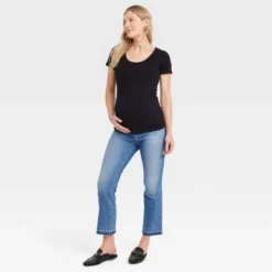 Under Belly Ankle Bootcut Maternity Pants - Isabel Maternity By Ingrid & Isabel™ Blue -Cheap Clad Fine Store GUEST ba49f9a8 77ec 4a58 b97c 3d1ef05a6390
