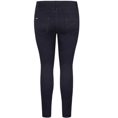 Women's Plus Size Asha Short Skinny Jean - Dark Denim | CITY CHIC 5 Women's Plus Size Asha Short Skinny Jean - Dark Denim | CITY CHIC - Image 3