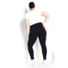 Women's Plus Size Supima® High Rise Legging Black - Petite | AVENUE LEISURE -Cheap Clad Fine Store GUEST bc2656ce 8ebf 41b9 97e0 ff41b3cfb9ef