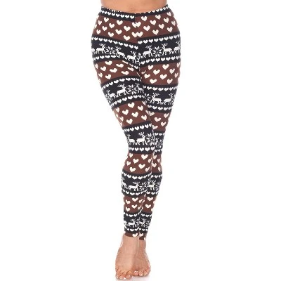 Women's One Size Fits Most Printed Leggings - One Size Fits Most - White Mark 7 Women's One Size Fits Most Printed Leggings - One Size Fits Most - White Mark - Image 5