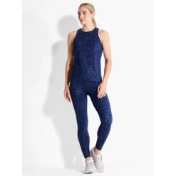NIC + ZOE Spotted Blues Flexfit High Neck Tank -Cheap Clad Fine Store GUEST bfaba641 4c4a 4c1f b763 c3b83c94e2f1