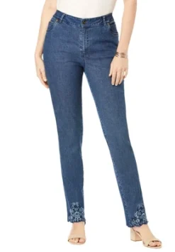 Jessica London Women’s Plus Size True Fit Straight Leg Jeans -Cheap Clad Fine Store GUEST c19956e3 fef8 4ccf 881f 7894483983fb