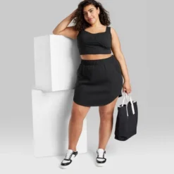 Women's Fleece Mini Skirt - Wild Fable™ -Cheap Clad Fine Store GUEST c1da7a62 7d9b 41b0 bb52 7893b88568f4