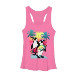 Women's Design By Humans Penguin Summer Vacation By Clingcling Racerback Tank Top -Cheap Clad Fine Store GUEST c34cf38d cbad 40d3 a9ac ab99f7c30230