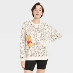 Women's Winnie The Pooh AOP Cozy Graphic Sweatshirt - Tan 8 Women's Winnie The Pooh AOP Cozy Graphic Sweatshirt - Tan -Cheap Clad Fine Store GUEST c3d4dfbc 676a 4f4a be7e b6cb5963f66f