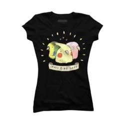 Junior's Design By Humans Crazy Bird Lady By SophieCorrigan T-Shirt 8 Junior's Design By Humans Crazy Bird Lady By SophieCorrigan T-Shirt -Cheap Clad Fine Store GUEST c717f376 9317 4d33 8196 7316e9fd32d2