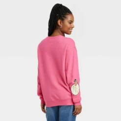 Women's Disney 100 Princess Graphic Sweatshirt - Pink