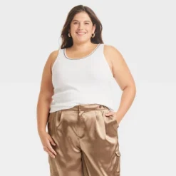 Women's Jeweled Neckline Tank Top - A New Day™ -Cheap Clad Fine Store GUEST d208d2a6 d50b 4919 9b69 bf67650a60ad