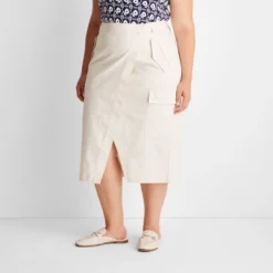 Women's Cargo Wrap Midi Skirt - Future Collective™ With Reese Blutstein -Cheap Clad Fine Store GUEST d53492be d5c4 4eb8 8ccf 6f4df576748f