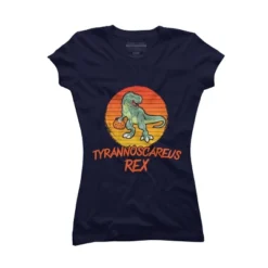 Junior's Design By Humans Tyrannoscareus Rex Funny Dinosaur Halloween Costume By Rawresh6 T-Shirt -Cheap Clad Fine Store GUEST d61b9ac2 b521 4cb6 b0c0 6f794d51274c