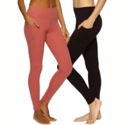 Felina Women's Athletic Pocket Legging 2-Pack -Cheap Clad Fine Store GUEST d8a77ef8 047d 45ea 8184 11deacabe4ed