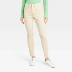 Women's High-Rise Skinny Jeans - Universal Thread™ White -Cheap Clad Fine Store GUEST db65ce7a 5779 4cbb aa65 468f3d7f7444