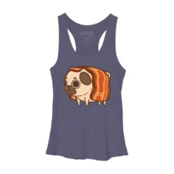 Women's Design By Humans Puglie Bacon Strip By Puglie Racerback Tank Top 19 Women's Design By Humans Puglie Bacon Strip By Puglie Racerback Tank Top -Cheap Clad Fine Store GUEST dbb40dfd c44f 4ae1 87c9 3576dfa38fa4