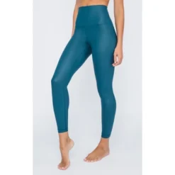 90 Degree By Reflex Womens High Waist High Shine Faux Leather Disco Ankle Legging -Cheap Clad Fine Store GUEST dee2b9ee 9042 4bb5 b44a afbd55d25209