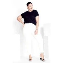 Women's Plus Size Butter Denim Pull On Jean White - Tall | AVENUE 7 Women's Plus Size Butter Denim Pull On Jean White - Tall | AVENUE -Cheap Clad Fine Store GUEST df6a8166 8e62 46a0 924e 0b8dae146b42