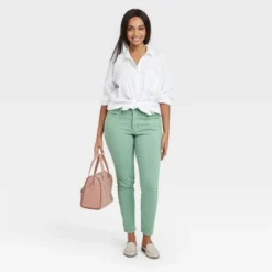 Women's Mid-Rise Skinny Stretch Ankle Jeans - Universal Thread™ Green -Cheap Clad Fine Store GUEST e265bc9c 7eb6 4dc8 9b60 c469fffcf3f7