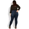 Women's Plus Size Serendipity Zip Jean - Dark Wash | EVANS -Cheap Clad Fine Store GUEST e2ae7d41 94ea 4fbd a863 6421939b1d10