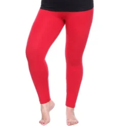 Women's One Size Fits Most Plus Size Super-Stretch Solid Leggings - One Size Fits Most Plus - White Mark -Cheap Clad Fine Store GUEST e2ee98ac 3817 46e2 aac7 ad9f94a7fdd8 1