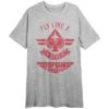 Top Gun Maverick Fly Like A Girl Women's Heather Gray Sleep Shirt 2 Top Gun Maverick Fly Like A Girl Women's Heather Gray Sleep Shirt -Cheap Clad Fine Store GUEST e3ded12b 81d4 4d51 98e4 a8fe5a183be4