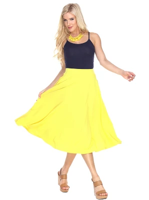 Women's Flared Midi Skirt With Pockets - White Mark 12 Women's Flared Midi Skirt With Pockets - White Mark - Image 10