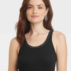 Women's Jeweled Neckline Tank Top - A New Day™ -Cheap Clad Fine Store GUEST e7ec0ff2 1f0f 4d76 ad84 e7a71c520898