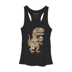 Women's Design By Humans Velociraptors Love Cupcakes! By DBHOriginals Racerback Tank Top -Cheap Clad Fine Store GUEST e806a703 8ccf 4394 ae8d 9f6275c86b4a