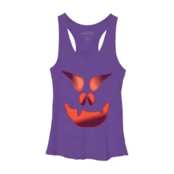 Women's Design By Humans Halloween Monster By LamaStar Racerback Tank Top -Cheap Clad Fine Store GUEST e85b3e90 ef17 43bf 951c a8414bf5cd4c