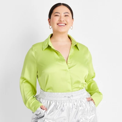 Women's Long Sleeve Button-Front Shirt - A New Day™ 11 Women's Long Sleeve Button-Front Shirt - A New Day™ - Image 9