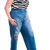 ELOQUII Women’s Plus Size Knee Destruction Jean -Cheap Clad Fine Store GUEST ea1f433a 4149 4c61 893d b6b631e64de6