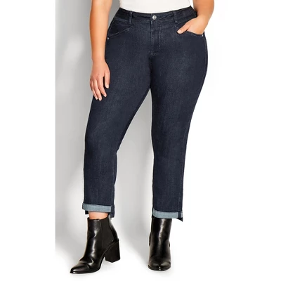 Women's Plus Size Greer Jean - Dark Wash | AVENUE 5 Women's Plus Size Greer Jean - Dark Wash | AVENUE - Image 3