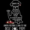Women's Design By Humans Happy Mothers Day Best Dog Mom Thanks By MiuMiuShop Racerback Tank Top -Cheap Clad Fine Store GUEST eadc70fe 5483 4b2c a136 b564d9583e86