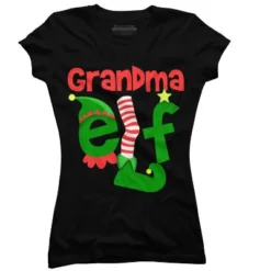 Junior's Design By Humans Grandma Elf Christmas By Personalized T-Shirt 9 Junior's Design By Humans Grandma Elf Christmas By Personalized T-Shirt -Cheap Clad Fine Store GUEST ee4d187e a311 4d2f b874 3dd44e79de1d