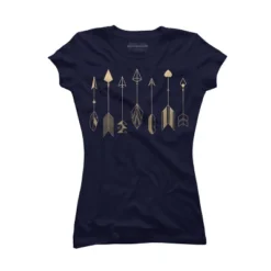 Junior's Design By Humans Be Brave Little Arrow (gold) By Staceyroman T-Shirt -Cheap Clad Fine Store GUEST effbf23e 7c19 489b a415 d002a4888d17
