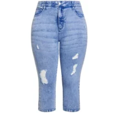 Women's Plus Size Holly Crop Ripped Jean - Light Wash | AVEOLOGY 6 Women's Plus Size Holly Crop Ripped Jean - Light Wash | AVEOLOGY -Cheap Clad Fine Store GUEST f1ed3968 fc0b 4cf4 8e5c 046d3e37585b