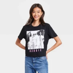 Women's Barbie Photo Real Short Sleeve Graphic T-Shirt - Black 7 Women's Barbie Photo Real Short Sleeve Graphic T-Shirt - Black -Cheap Clad Fine Store GUEST f3cb0349 2451 4710 97c0 87379d3bb46b