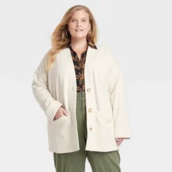 Women's Long Sleeve Fleece Jacket - Knox Rose™ -Cheap Clad Fine Store GUEST f3ddfb84 02b1 4986 a3d3 5073be96c8cb