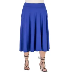 24seven Comfort Apparel Elastic Waist Pleated Pocket Plus Size Midi Skirt 14 24seven Comfort Apparel Elastic Waist Pleated Pocket Plus Size Midi Skirt -Cheap Clad Fine Store GUEST f4f871ee 7ccd 47cd 9cc2 7504fc6b37f1