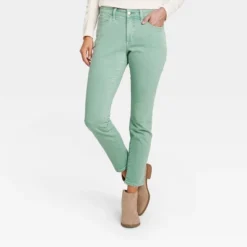 Women's Mid-Rise Skinny Stretch Ankle Jeans - Universal Thread™ Green -Cheap Clad Fine Store GUEST f75877ee bf1c 4c53 86ca 4fa9bf942023