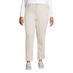 Lands' End Lands' End Women's High Rise Straight Leg Ankle Jeans -Cheap Clad Fine Store GUEST f88ed19c dd73 492c 8734 6a40de13e83e