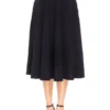 Women's Flared Midi Skirt With Pockets - White Mark -Cheap Clad Fine Store GUEST fb48f228 5b86 498c b079 482eaae7c8ca