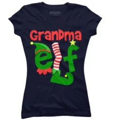 Junior's Design By Humans Grandma Elf Christmas By Personalized T-Shirt 11 Junior's Design By Humans Grandma Elf Christmas By Personalized T-Shirt -Cheap Clad Fine Store GUEST fc9669d4 ccfd 48f7 bcf2 6684b1a4a920