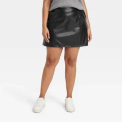 Women's Mini Faux Leather Skirt - A New Day™ -Cheap Clad Fine Store GUEST feedc6fe 1f9b 438b bd71 3921911a5d54